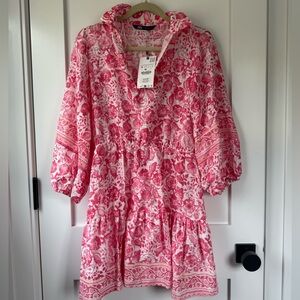 NWT Zara Pink Floral Sundress